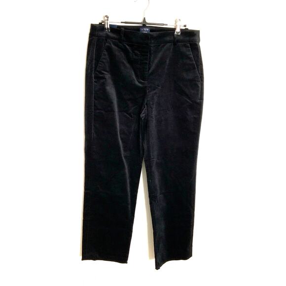 J.‎ Crew Kallie Velvet Pants NWT size 8 - Picture 1 of 8